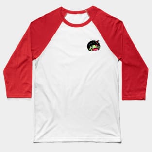 Afro Zombie  (Back Design) | Halloween Baseball T-Shirt